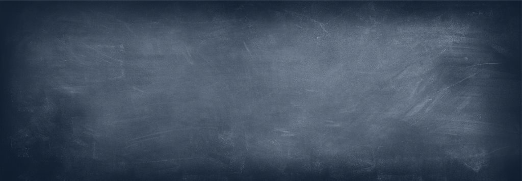 Blank chalkboard used as background to post various information.