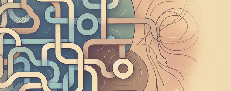 Mental health counseling illustration for Understanding the Patterns That Keep People Stuck